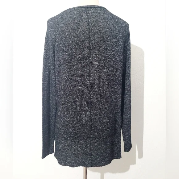 American Eagle Soft & Sexy Plush Long Sleeve Oversized Tunic Top XS Heather Gray - Picture 6 of 12